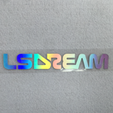 LSDREAM Holographic Block Logo Car Decal